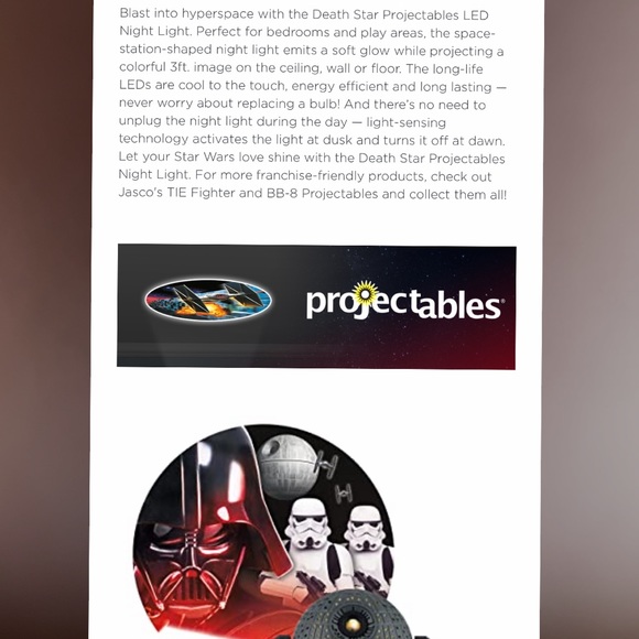 🎆🎆Star Wars Projectable LED Night Light🎆🎆 - Picture 5 of 9